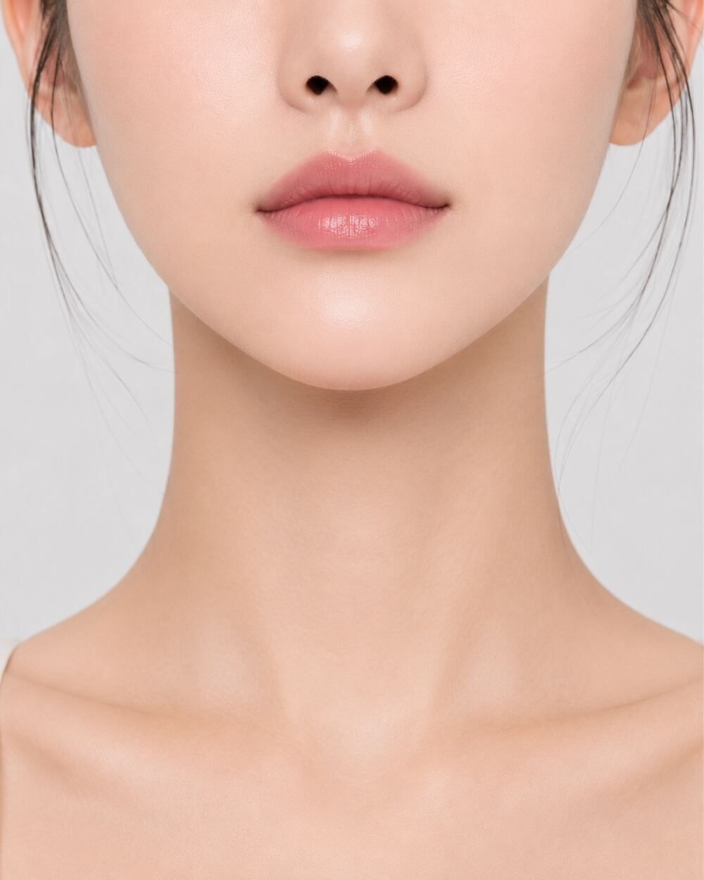 턱끝 양측 라인