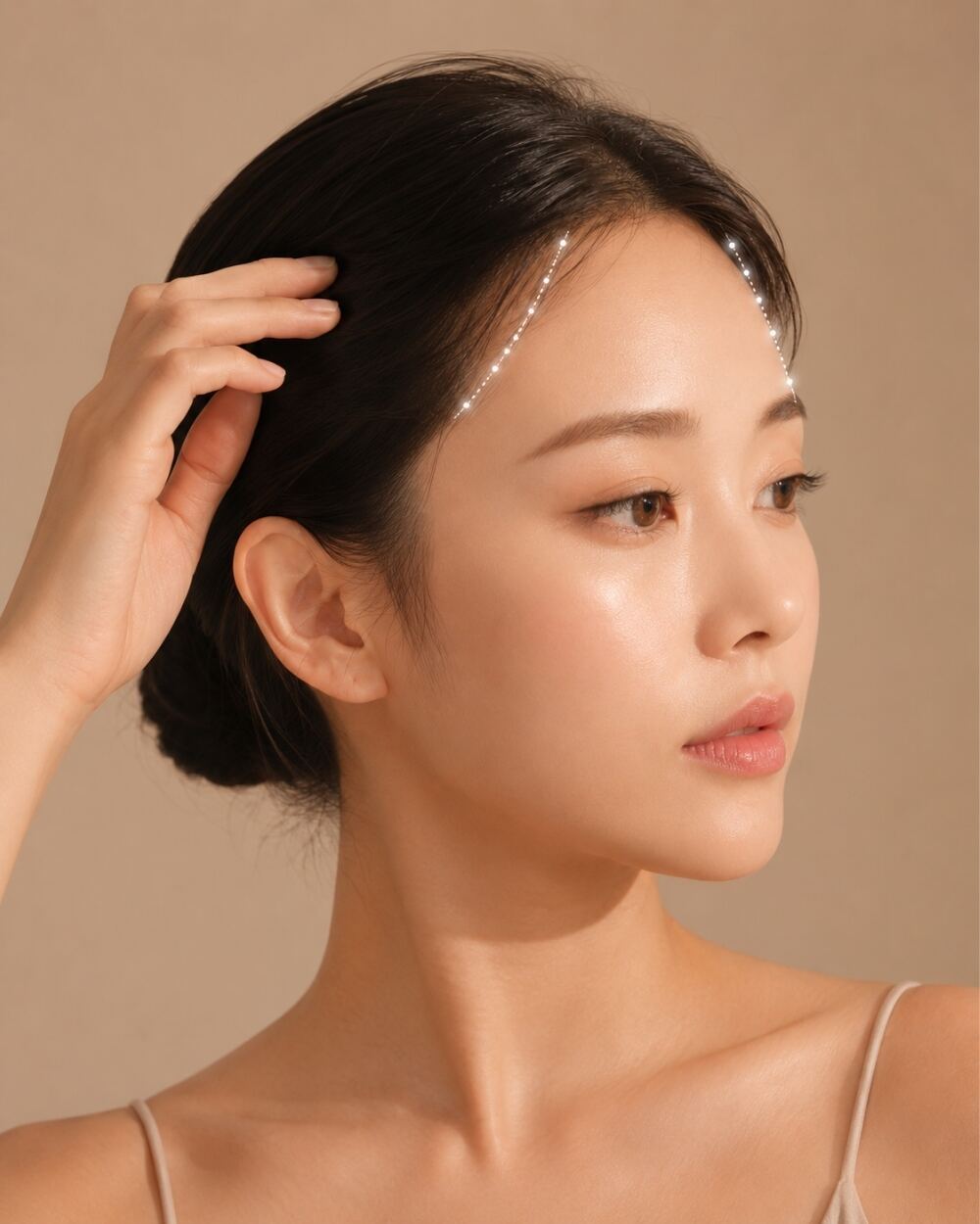 M자 이마